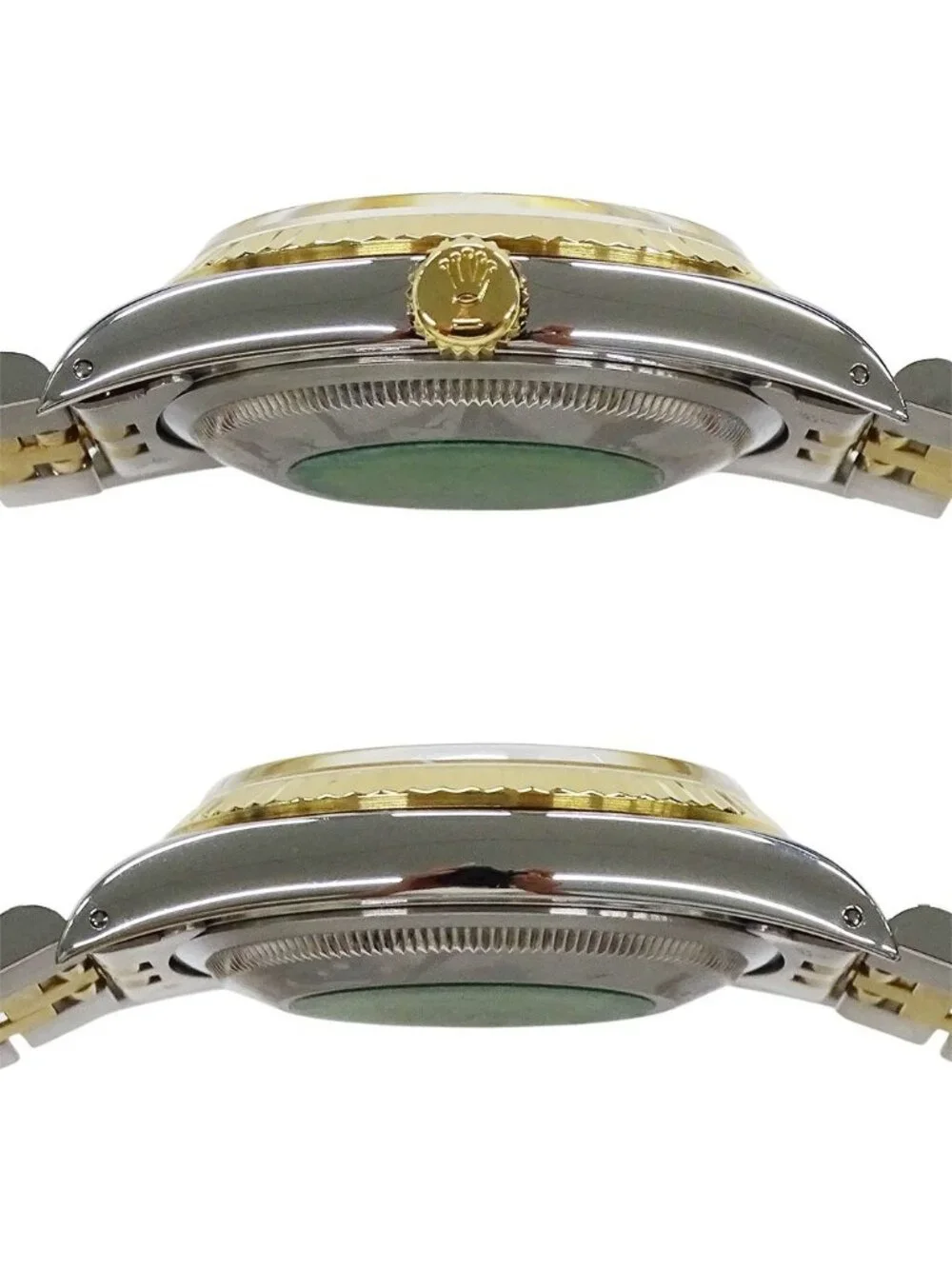 Rolex Datejust Number Watch Automatic Winding at Stainless Steel Gold YG
